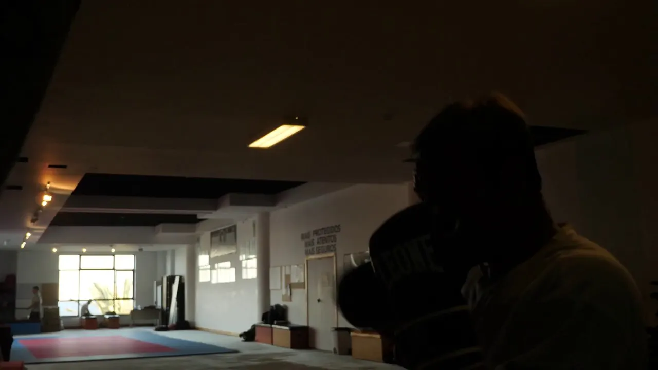 Boxing training at The Warrior's Choice Academy